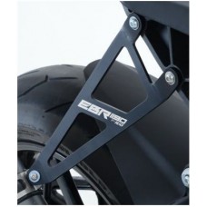 R&G Racing Exhaust Hanger Kit w/ Left Hand Footrest Blanking Plate for Erik Buell Racing (EBR) / Buell 1190 RX / SX / RS