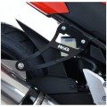 R&G Racing Exhaust Hanger Kit w/ Left Hand Footrest Blanking Plate for Honda CBR300R '14-15 Black