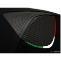 LUIMOTO Team Italia Rider Seat Covers for the Aprilia SHIVER 750 (06-09) LUIMOTO Team Italia Rider Seat Covers for the Aprilia SHIVER 750 (06-09)