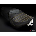 LUIMOTO (Sport Cruiser) Rider Seat Cover for the SUZUKI BOULEVARD M109R (2006+) LUIMOTO (Sport Cruiser) Rider Seat Cover for the SUZUKI BOULEVARD M109R (2006+)