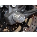 Ducabike Tri Blade Front Axle Slider for Ducati's with Smaller Axle
