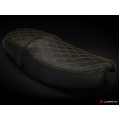 LUIMOTO ( Vintage) Rider Seat Covers for the Triumph THRUXTON (04-15) LUIMOTO ( Vintage) Rider Seat Covers for the Triumph THRUXTON (04-15)