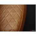 LUIMOTO (Solo Seat) Vintage Rider Seat Covers for the Triumph Scrambler (06+) and Bonneville (00-15) LUIMOTO (Solo Seat) Vintage Rider Seat Covers for the Triumph Scrambler (06+) and Bonneville (00-15)