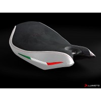 LUIMOTO Team Italia Rider Seat Cover for the DUCATI 899 PANIGALE