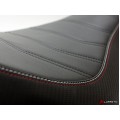 LUIMOTO (Cafe Line) Rider Seat Covers for the Triumph STREET TRIPLE (13-16)