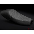LUIMOTO (Sixty 8 | Vintage | Diamond Stitching ) Seat Cover for the Triumph Thruxton Bonneville and Scrambler