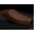 LUIMOTO (Sixty 8 | Vintage | Diamond Stitching ) Seat Cover for the Triumph Thruxton Bonneville and Scrambler
