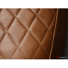 LUIMOTO (Sixty 8 | Vintage | Diamond Stitching ) Seat Cover for the Triumph Thruxton Bonneville and Scrambler