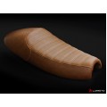 LUIMOTO (Sixty 8 | Vintage | Ribbed Stitching ) Seat Cover for the Triumph Thruxton Bonneville and Scrambler