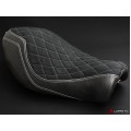 LUIMOTO (Diamond Edition) Rider Seat Covers for the HARLEY DAVIDSON SPORTSTER IRON 883 (04-15)