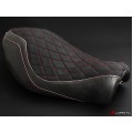 LUIMOTO (Diamond Edition) Rider Seat Covers for the HARLEY DAVIDSON SPORTSTER IRON 883 (04-15)