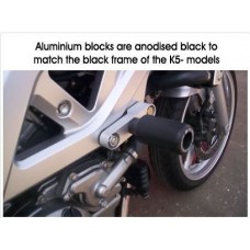 R&G Racing Classic Style Frame Sliders for Suzuki SV650 Bikini & Unfaired only '05-'07