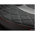 LUIMOTO (Diamond Edition) Rider Seat Cover for the DUCATI DIAVEL (15-18)