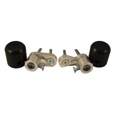 WOODCRAFT Kawasaki Ninja 650 (12-16) Frame Slider Base Kit (pucks sold separately)