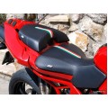 LUIMOTO (Team Italia) Rider Seat Cover for the DUCATI MULTISTRADA 1100 / 1000 / 620 (03-09)