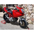 LUIMOTO (Team Italia) Rider Seat Cover for the DUCATI MULTISTRADA 1100 / 1000 / 620 (03-09)