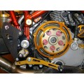 DBK Special Parts (Ducabike) Carbon Fiber Heel Guards for the Ducati Hypermotard 1100 and Multistrada 620/1000/1100 DBK Special Parts (Ducabike) Carbon Fiber Heel Guards for the Ducati Hypermotard 1100 and Multistrada 620/1000/1100