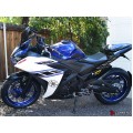 LUIMOTO (Sport) Rider Seat Covers for the YAMAHA YZF-R3 (2015-2018) & YZF-R25 (2014-2018)
