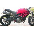 DBK Special Parts (Ducabike) Passenger Peg Kit for Adjustable Rearsets for the Ducati Monster 696/796/1100 - SHIPPING DAMAGED