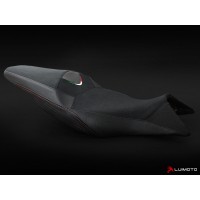 LUIMOTO Team Italia Rider Seat Covers for the Aprilia SHIVER 750 / 900 (2010+)