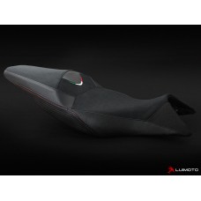 LUIMOTO Team Italia Rider Seat Covers for the Aprilia SHIVER 750 / 900 (2010+)