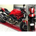 LUIMOTO Stripe Rider Seat Cover for the DUCATI MONSTER 1200/821 LUIMOTO Stripe Rider Seat Cover for the DUCATI MONSTER 1200/821