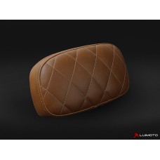 LUIMOTO Vintage style Sissy Bar Pad Cover for the Triumph Scrambler (06+) and Bonneville (00-15)