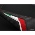 LUIMOTO Team Italia Rider Seat Cover For Comfort Seat for the Aprilia RSV4 (09-20) and Tuono V4 (11-21) LUIMOTO Team Italia Rider Seat Cover For Comfort Seat for the Aprilia RSV4 (09-20) and Tuono V4 (11-21)