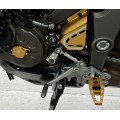 Ducabike Adjustable Rider 'Cut' Footpegs for Ducati Hypermotard 939 & Scrambler Desert Sled
