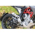 FM Projects Slip-on Exhaust for MV Agusta Turismo Veloce 800 / Lusso (with Center stand)