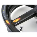 BST Diamond TEK 5 Spoke Carbon Fiber Front Wheel for the Aprilia RSV Mille (01-03) RSV1000R (2004) Falco (00-06) And Tuono (03-05) - 3.5 x 17