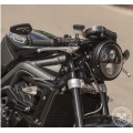 Motodemic Single LED and Round Halogen Headlight Conversion Kit for the 2013-2016 Triumph Street Triple