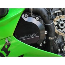 WOODCRAFT Kawasaki ZX6R / ZX636 (07+) LHS Stator Cover Assembly Black