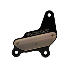WOODCRAFT Kawasaki ZX6R (07-08) RHS Crank Cover Protector Assembly Black