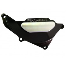 WOODCRAFT Yamaha R3 (15+) LHS Stator Cover Protector Black