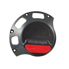 WOODCRAFT Wet Clutch RHS Cover Protecter Assembly Black for Ducati 848 / Evo, Streetfighter 848, and Monster 796/696/795 and 1100 Evo