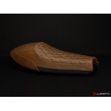 LUIMOTO Vintage DIAMOND Seat Covers for the Triumph THRUXTON 1200 / R (2016+)