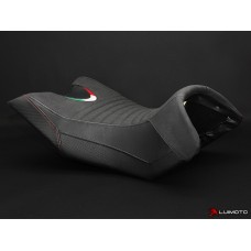 LUIMOTO Team Italia Rider Seat Covers for APRILIA CAPONORD 1200 (13-18)