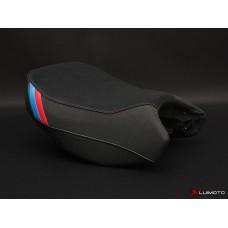 LUIMOTO Rider Motorsports Seat Cover for the BMW R1200GS Adventure (14+)
