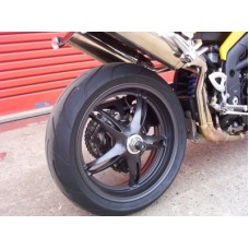R&G Racing Rear Axle Sliders / Protectors for Triumph Daytona 600 all  Daytona 650 all  Speed Four all Spool Style