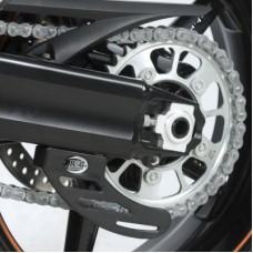 R&G Racing Toe Chain Guard for some models from: Aprilia, BMW, Ducati, Honda, Kawasaki, KTM, Suzuki, Triumph, Yamaha