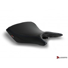 LUIMOTO Baseline Rider Seat Covers for the YAMAHA YZF-R3 (15-24), YZF-R25 (14-20), and MT-03 (20-23)