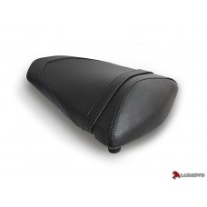 LUIMOTO Baseline Passenger Seat Covers for the YAMAHA YZF-R3 (15-24), YZF-R25 (14-20), and MT-03 (20-23)