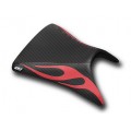 LUIMOTO (Flame Edition) Rider Seat Covers for the KAWASAKI ZX-6R 636 (03-04)