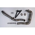 Hindle Exhaust for Kawasaki Ninja 300 (13+) with Evolution Carbon Fiber Muffler w/ Carbon Tip Hindle Exhaust for Kawasaki Ninja 300 (13+) with Evolution Carbon Fiber Muffler w/ Carbon Tip