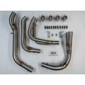 Hindle Exhaust for Honda CBR600RR (13+) Slipon Adapter with Evolution Polished SS Muffler/black tip