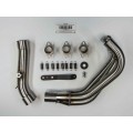 Hindle Exhaust for Yamaha FZ09/XSR900 (14+) with Evolution Polished SS Muffler