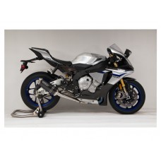 Hindle Exhaust for Yamaha R1 (15+)   3/4 System with Evolution  Titanium Muffler / Black Ceramic Tip