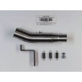 Hindle Kawasaki Ninja 300 (13+) Slipon Adapter with Evolution Titanium Muffler w/ Black Ceramic Tip Hindle Kawasaki Ninja 300 (13+) Slipon Adapter with Evolution Titanium Muffler w/ Black Ceramic Tip