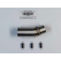 Hindle Exhaust for Suzuki GSXR1000 (12+) Slipon Adapter with Evolution Black Ceramic Muffler Hindle Exhaust for Suzuki GSXR1000 (12+) Slipon Adapter with Evolution Black Ceramic Muffler
